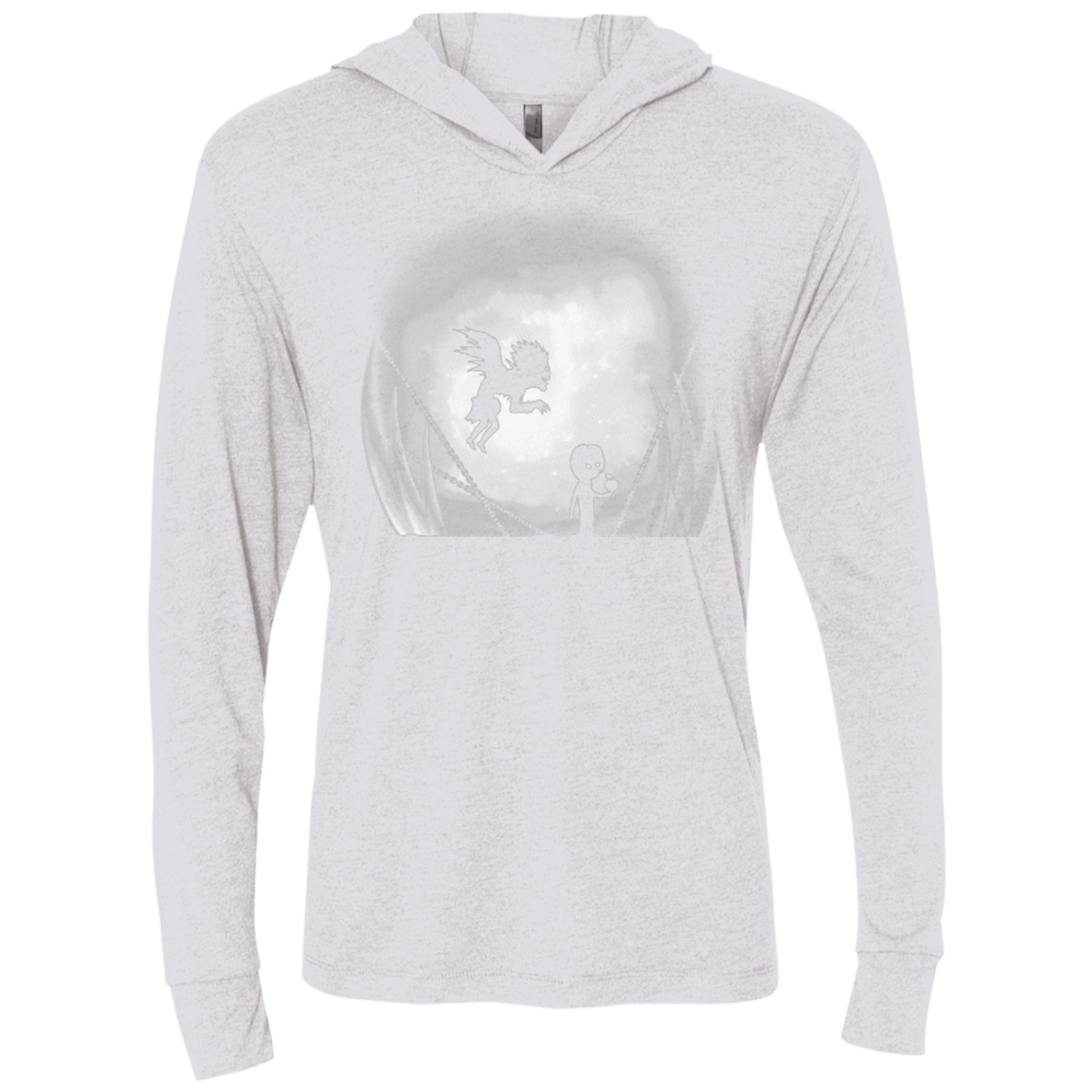 T-Shirts Heather White / X-Small Light in Limbo Triblend Long Sleeve Hoodie Tee