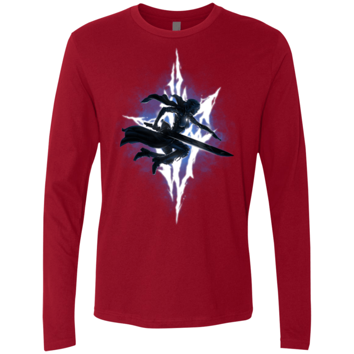 T-Shirts Cardinal / Small Lightning Returns Men's Premium Long Sleeve