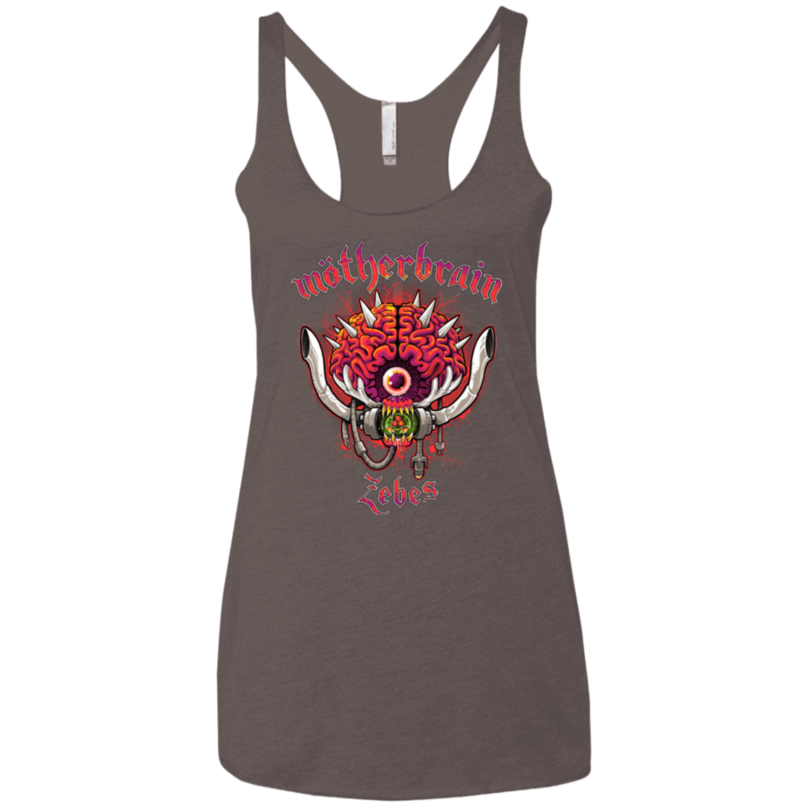 T-Shirts Macchiato / X-Small Live From Zebes Women's Triblend Racerback Tank