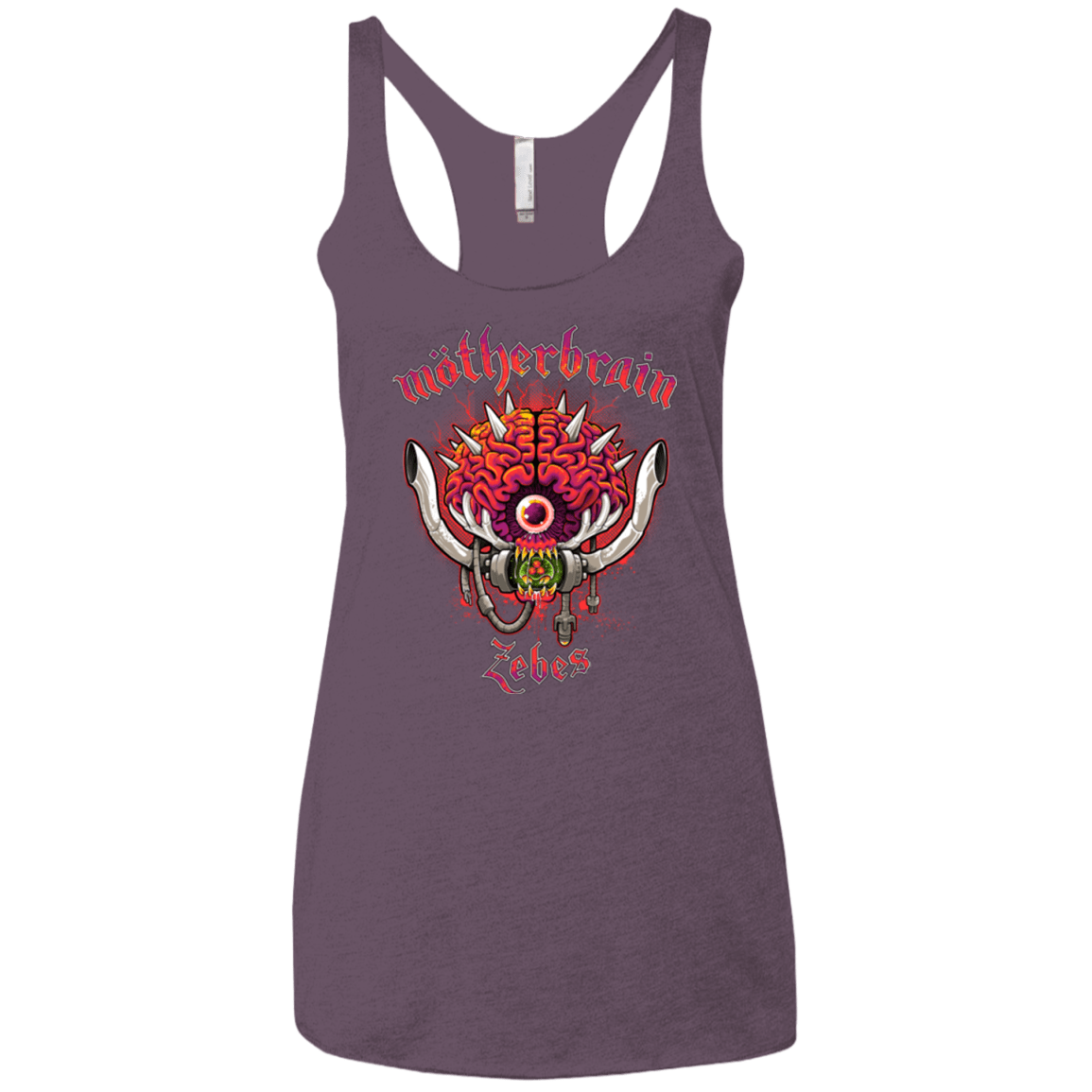 T-Shirts Vintage Purple / X-Small Live From Zebes Women's Triblend Racerback Tank