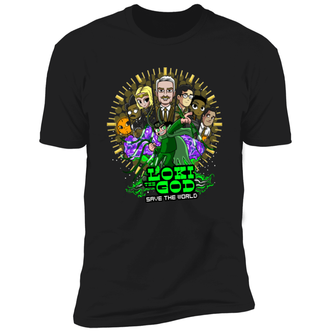 T-Shirts Black / X-Small LOKI save the world Men's Premium T-Shirt