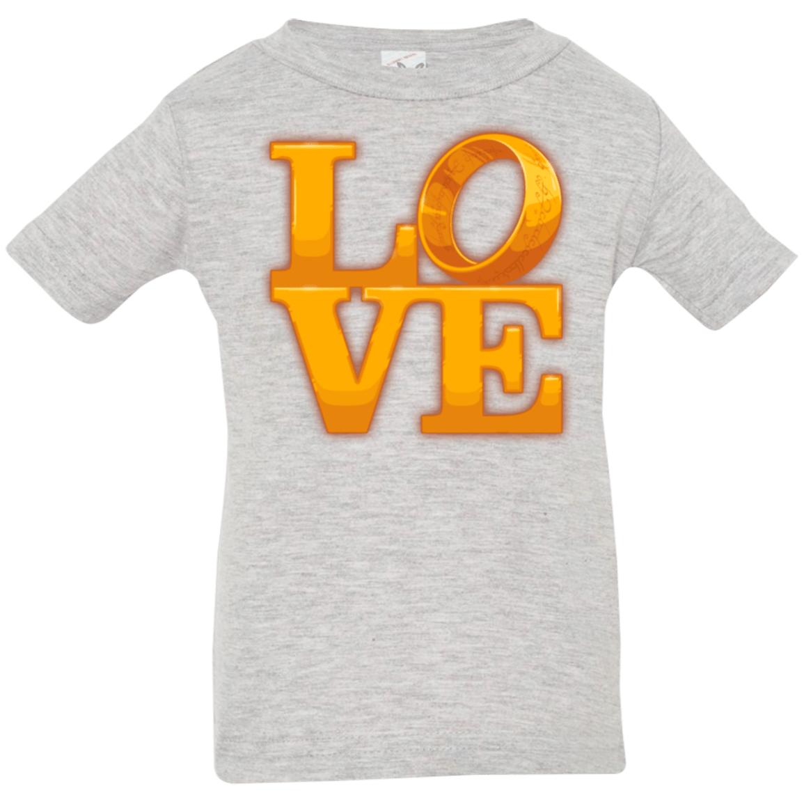 T-Shirts Heather / 6 Months LOVE Lotr Ring Infant PremiumT-Shirt