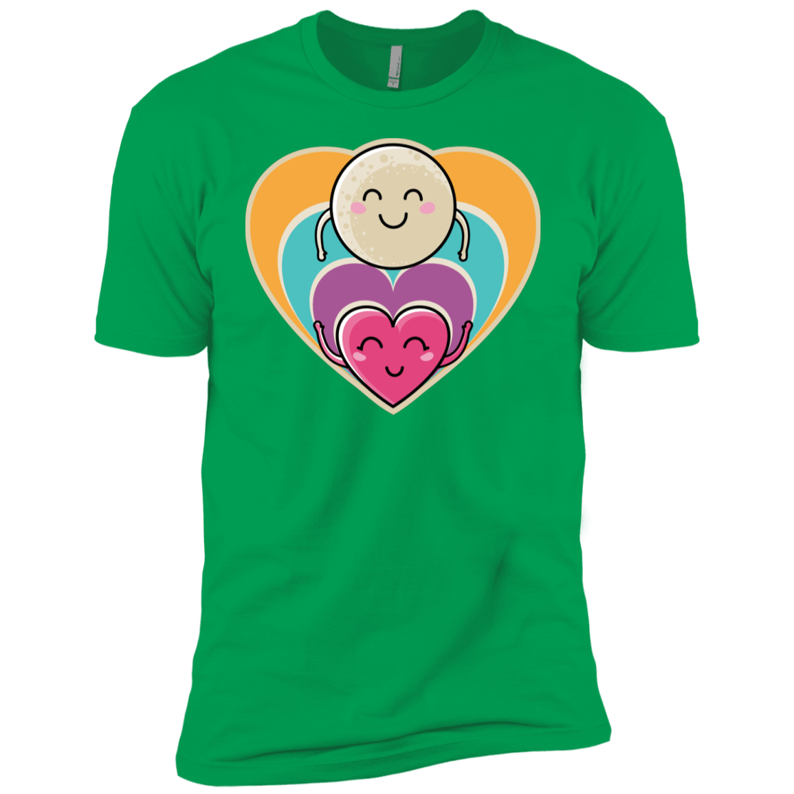 T-Shirts Kelly Green / YXS Love to the Moon and Back Boys Premium T-Shirt