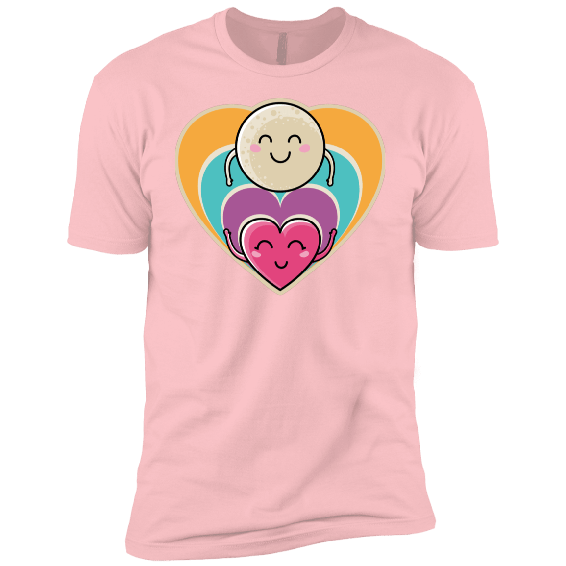 T-Shirts Light Pink / YXS Love to the Moon and Back Boys Premium T-Shirt