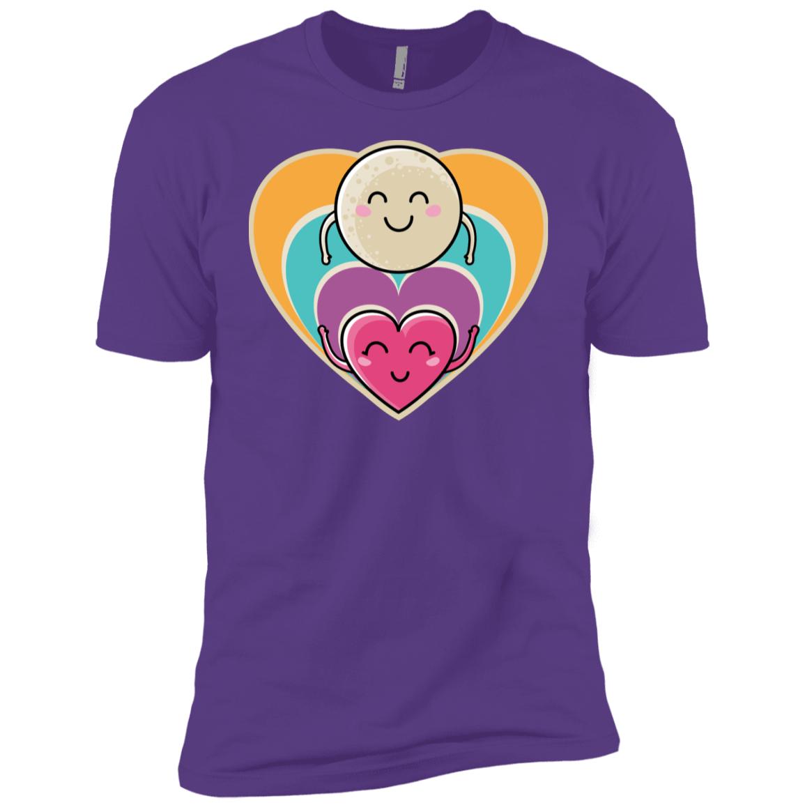 T-Shirts Purple Rush / YXS Love to the Moon and Back Boys Premium T-Shirt