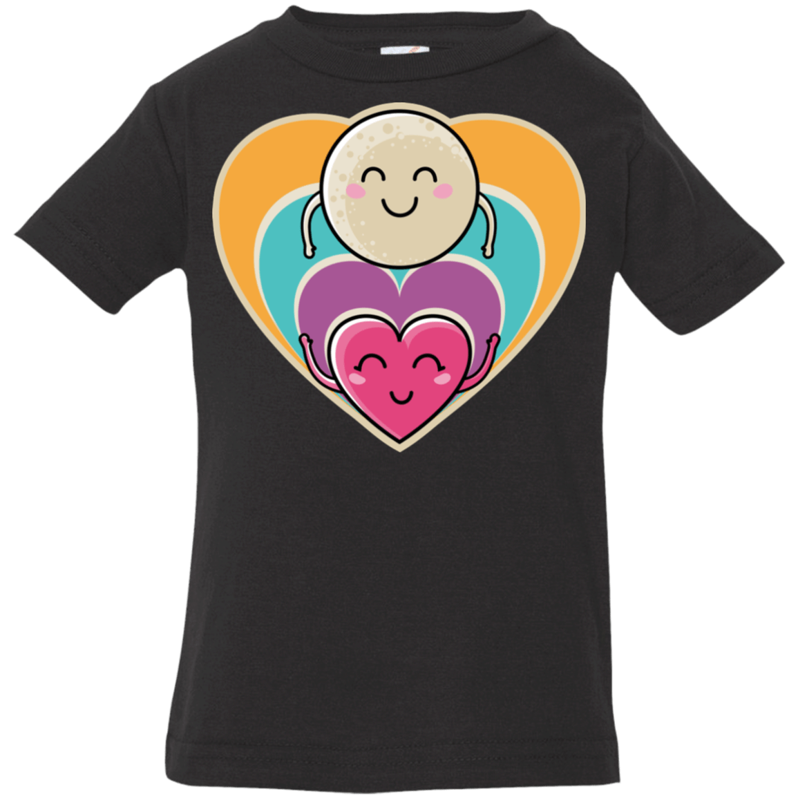 T-Shirts Black / 6 Months Love to the Moon and Back Infant Premium T-Shirt