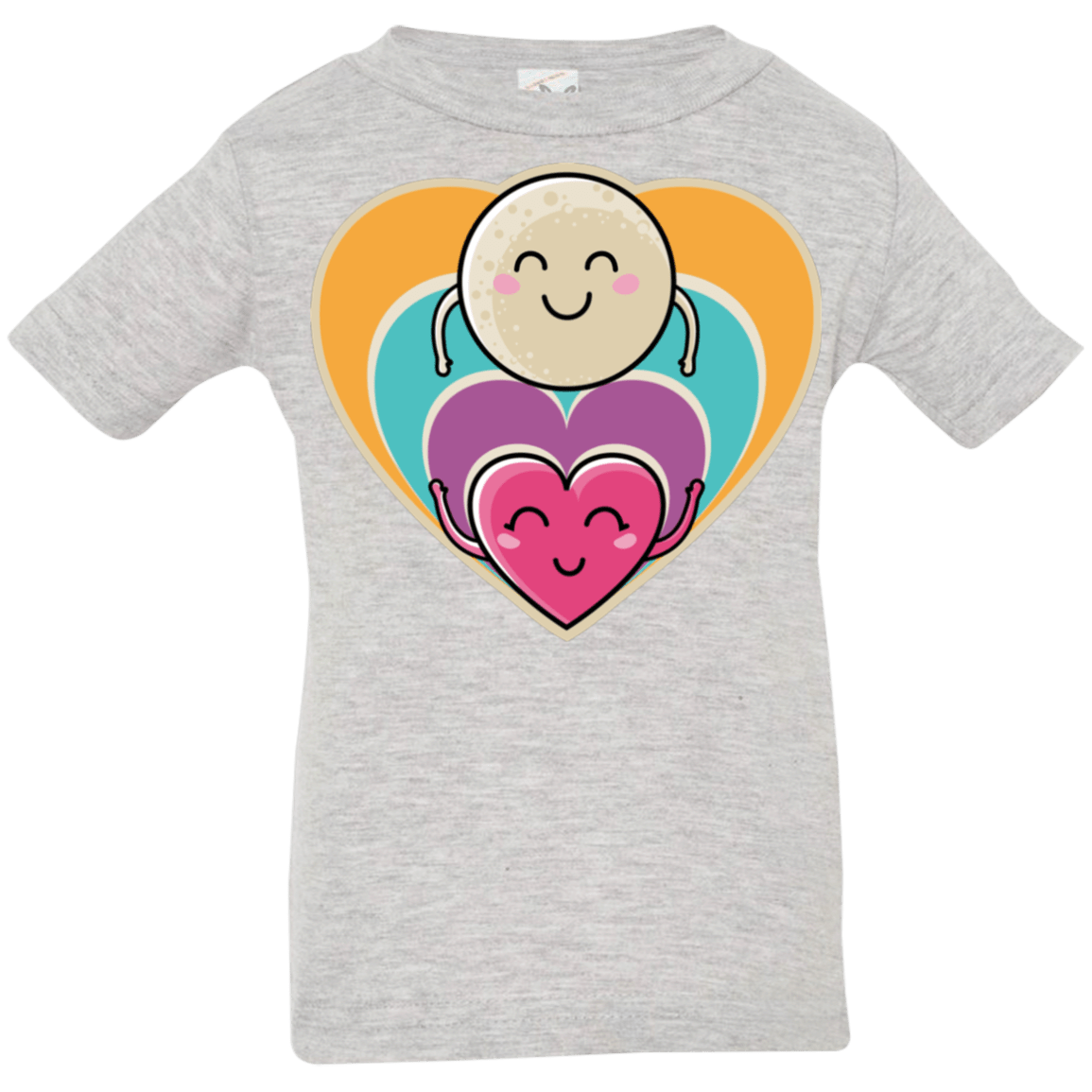 T-Shirts Heather Grey / 6 Months Love to the Moon and Back Infant Premium T-Shirt