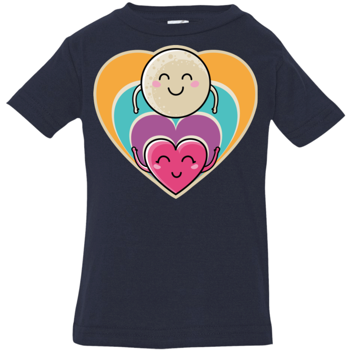 T-Shirts Navy / 6 Months Love to the Moon and Back Infant Premium T-Shirt