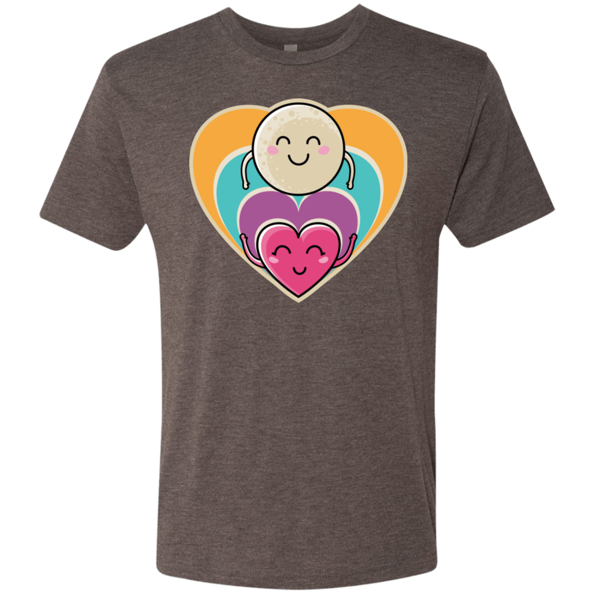 T-Shirts Macchiato / S Love to the Moon and Back Men's Triblend T-Shirt