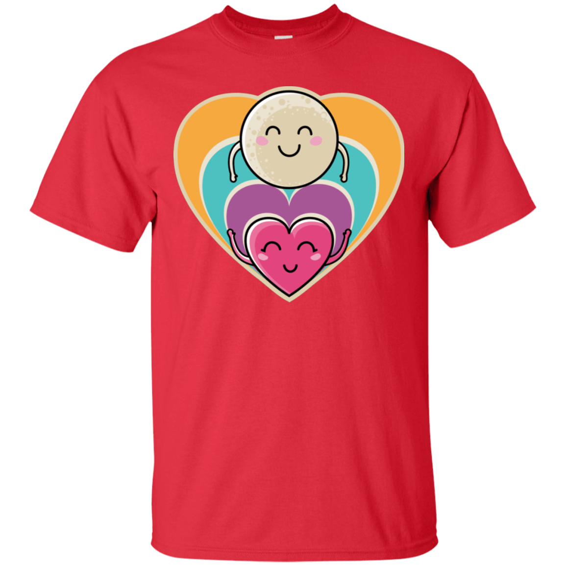 T-Shirts Red / S Love to the Moon and Back T-Shirt