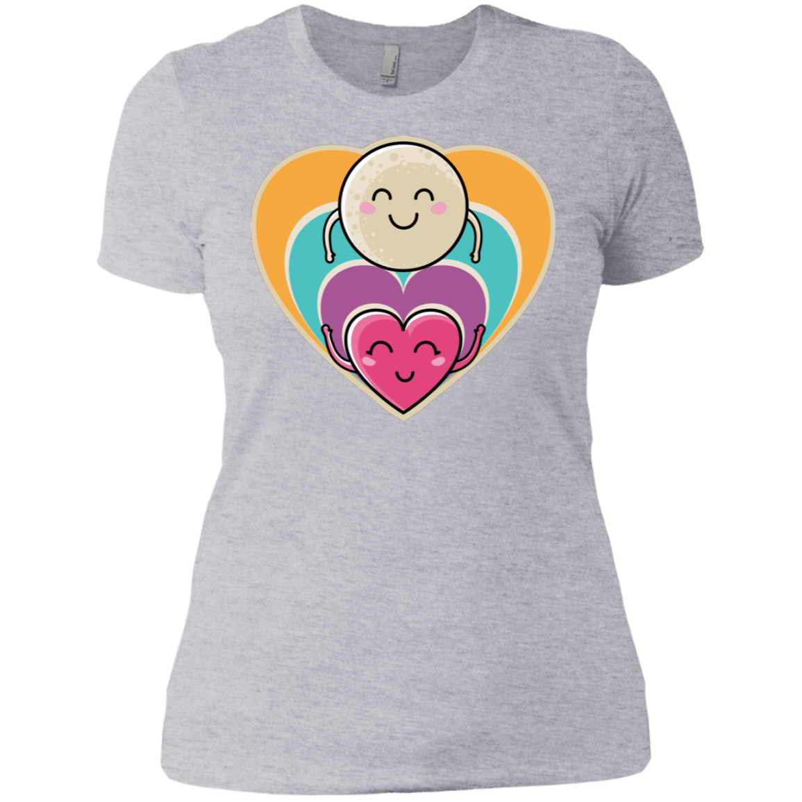 T-Shirts Heather Grey / X-Small Love to the Moon and Back Women's Premium T-Shirt