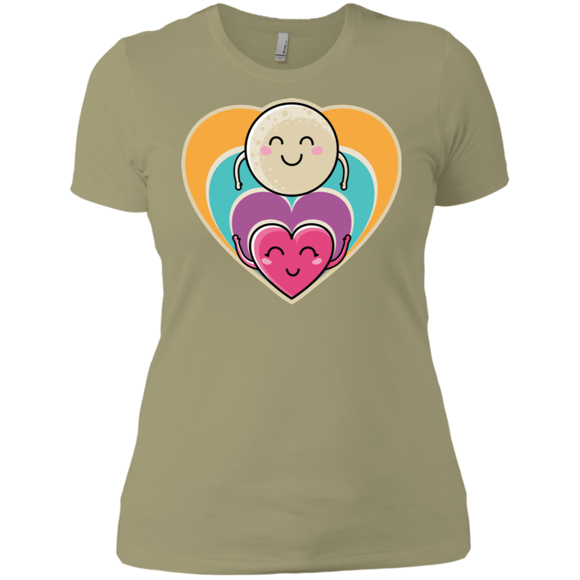 T-Shirts Light Olive / X-Small Love to the Moon and Back Women's Premium T-Shirt