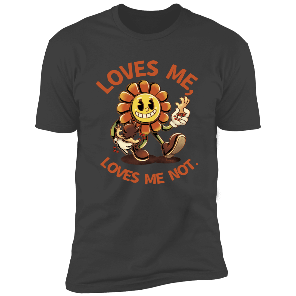 T-Shirts Heavy Metal / S Loves Me, Loves Me Not Men's Premium T-Shirt