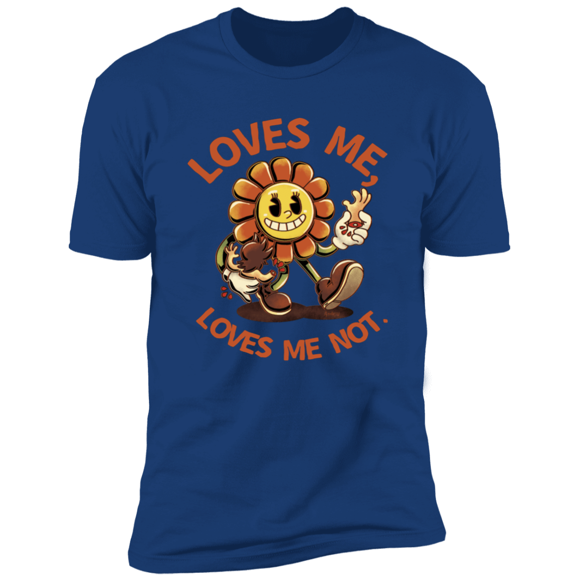 T-Shirts Royal / S Loves Me, Loves Me Not Men's Premium T-Shirt