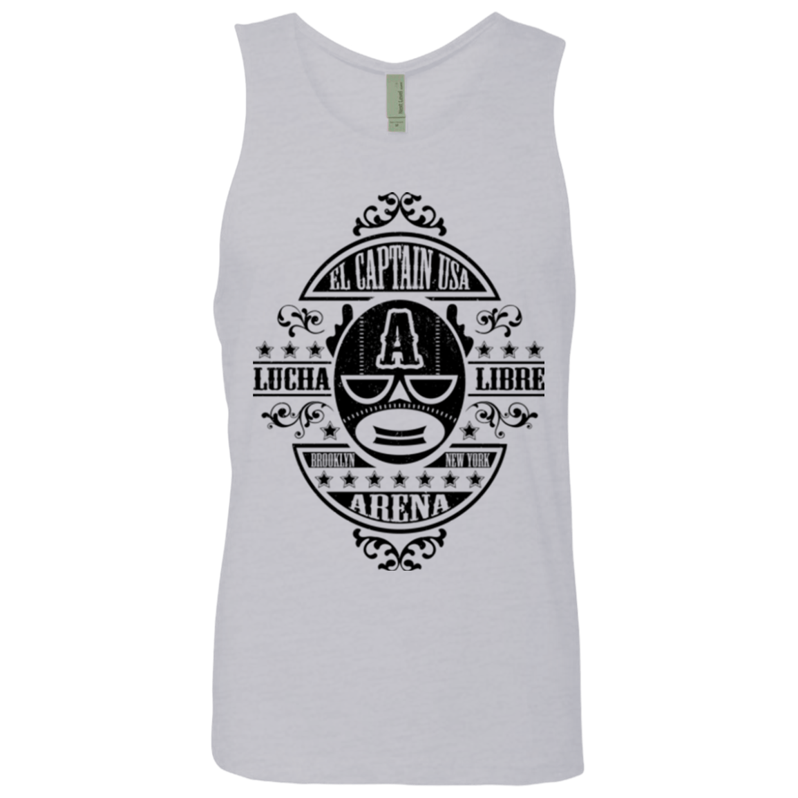 T-Shirts Heather Grey / Small Lucha Captain Men's Premium Tank Top