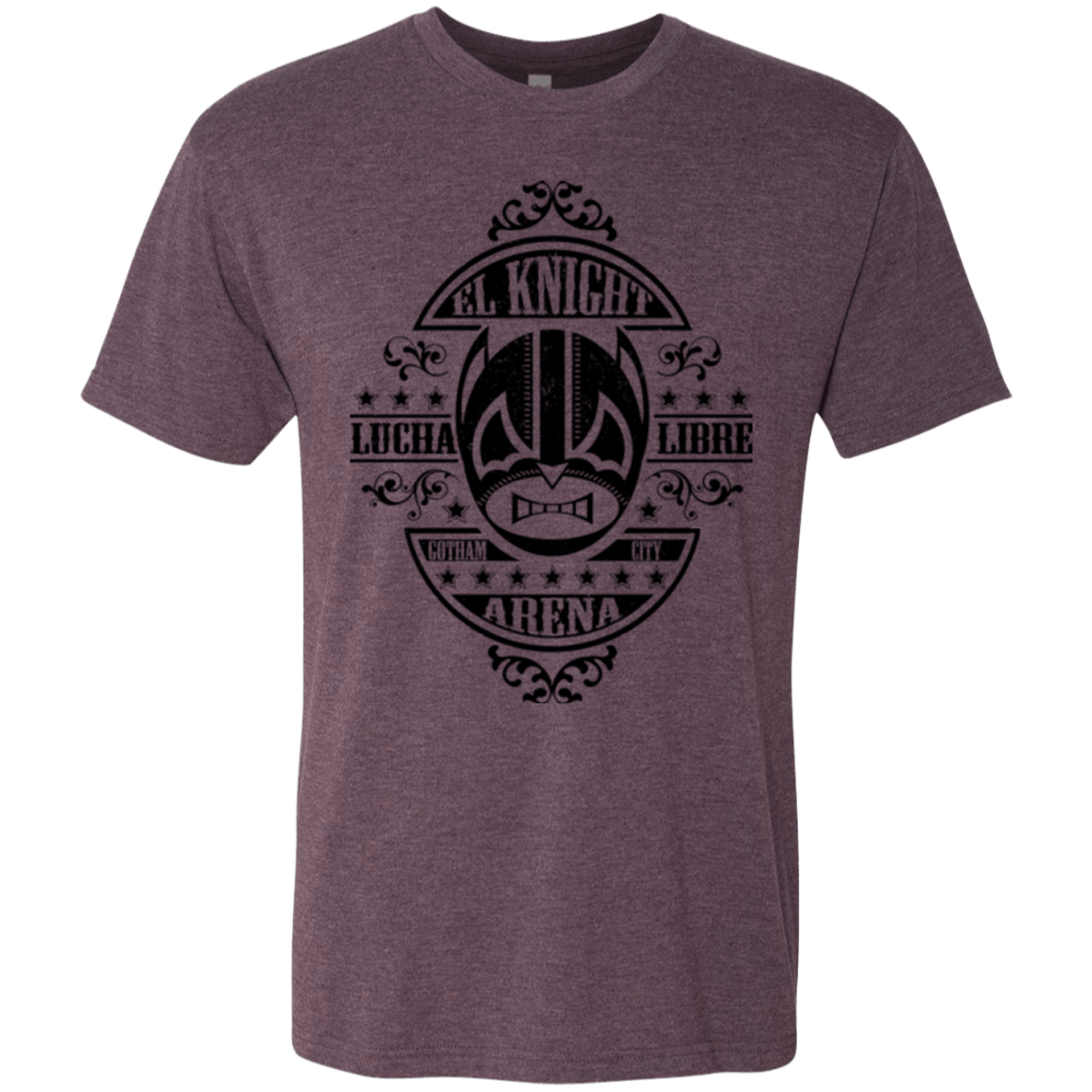T-Shirts Vintage Purple / Small Lucha Knight Men's Triblend T-Shirt