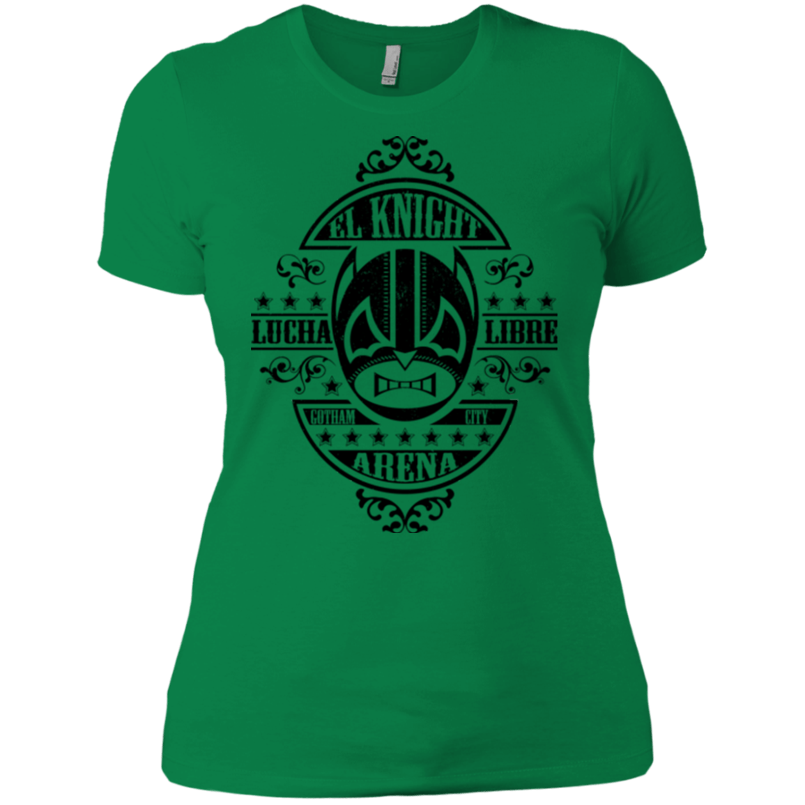 T-Shirts Kelly Green / X-Small Lucha Knight Women's Premium T-Shirt
