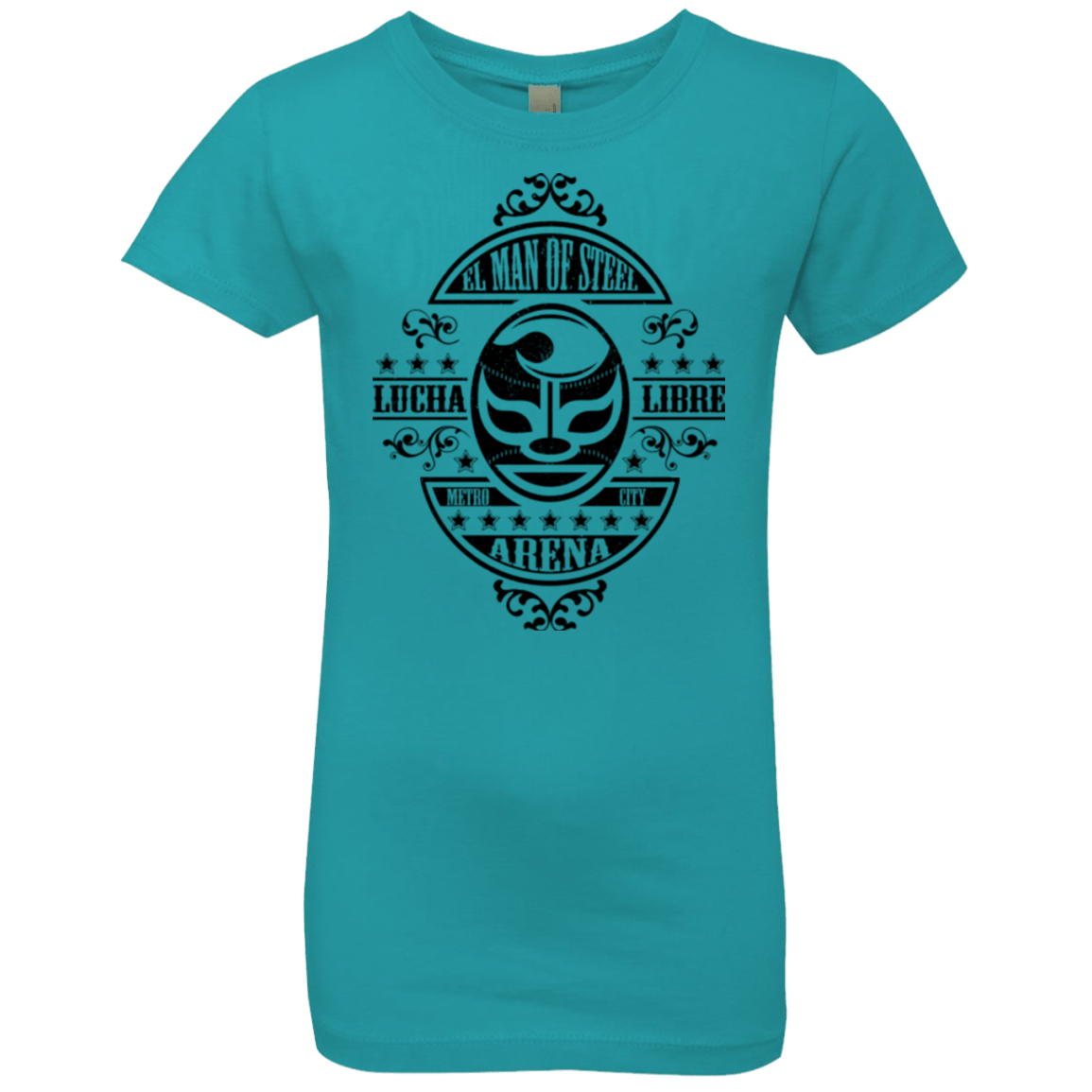 T-Shirts Tahiti Blue / YXS luchamanofsteel Girls Premium T-Shirt