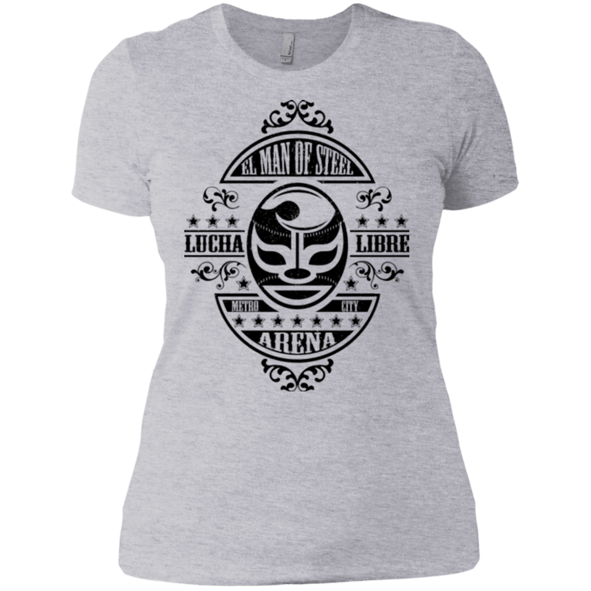 T-Shirts Heather Grey / X-Small luchamanofsteel Women's Premium T-Shirt