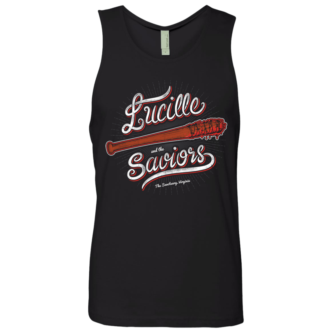 T-Shirts Black / Small Lucille and the Saviors Men's Premium Tank Top