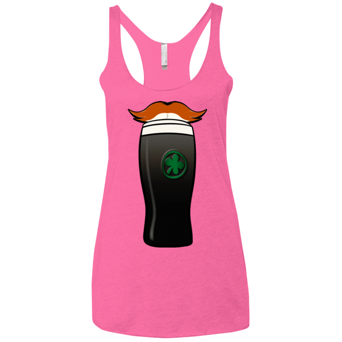 T-Shirts Vintage Pink / X-Small Luck of The Irish Women's Triblend Racerback Tank