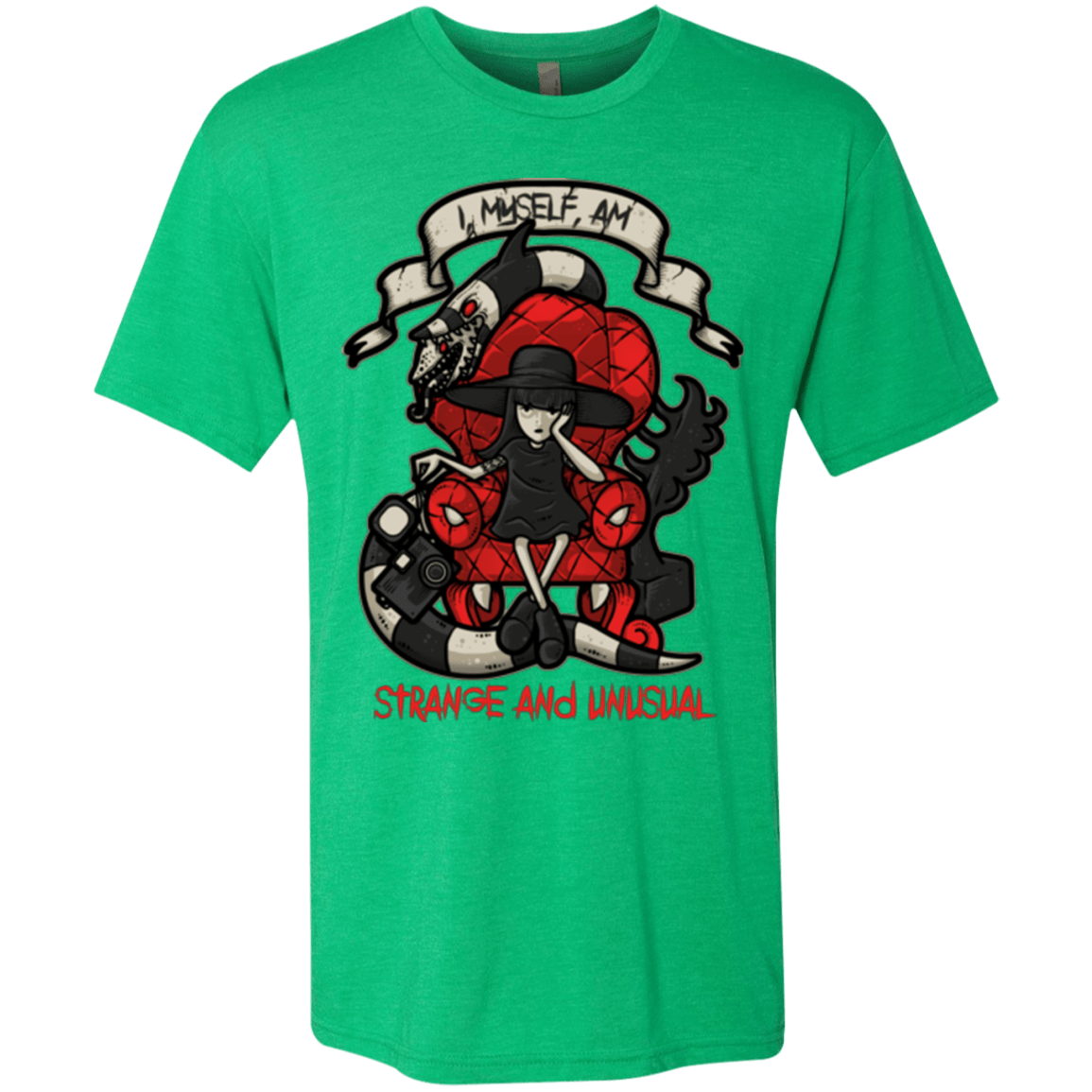 T-Shirts Envy / Small LYDIA THE STRANGE Men's Triblend T-Shirt