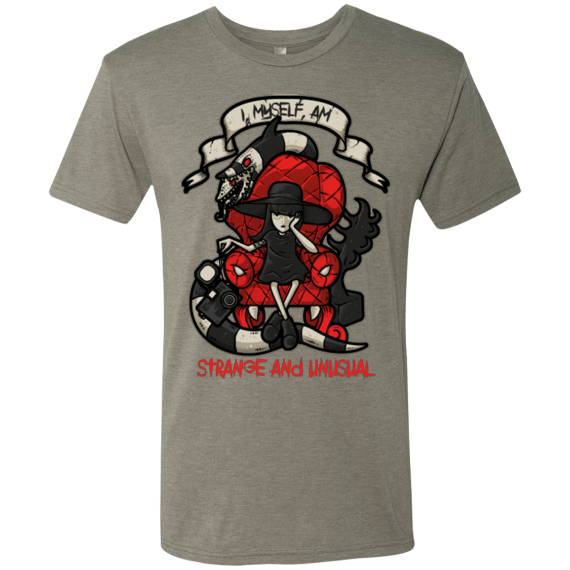 T-Shirts Venetian Grey / Small LYDIA THE STRANGE Men's Triblend T-Shirt