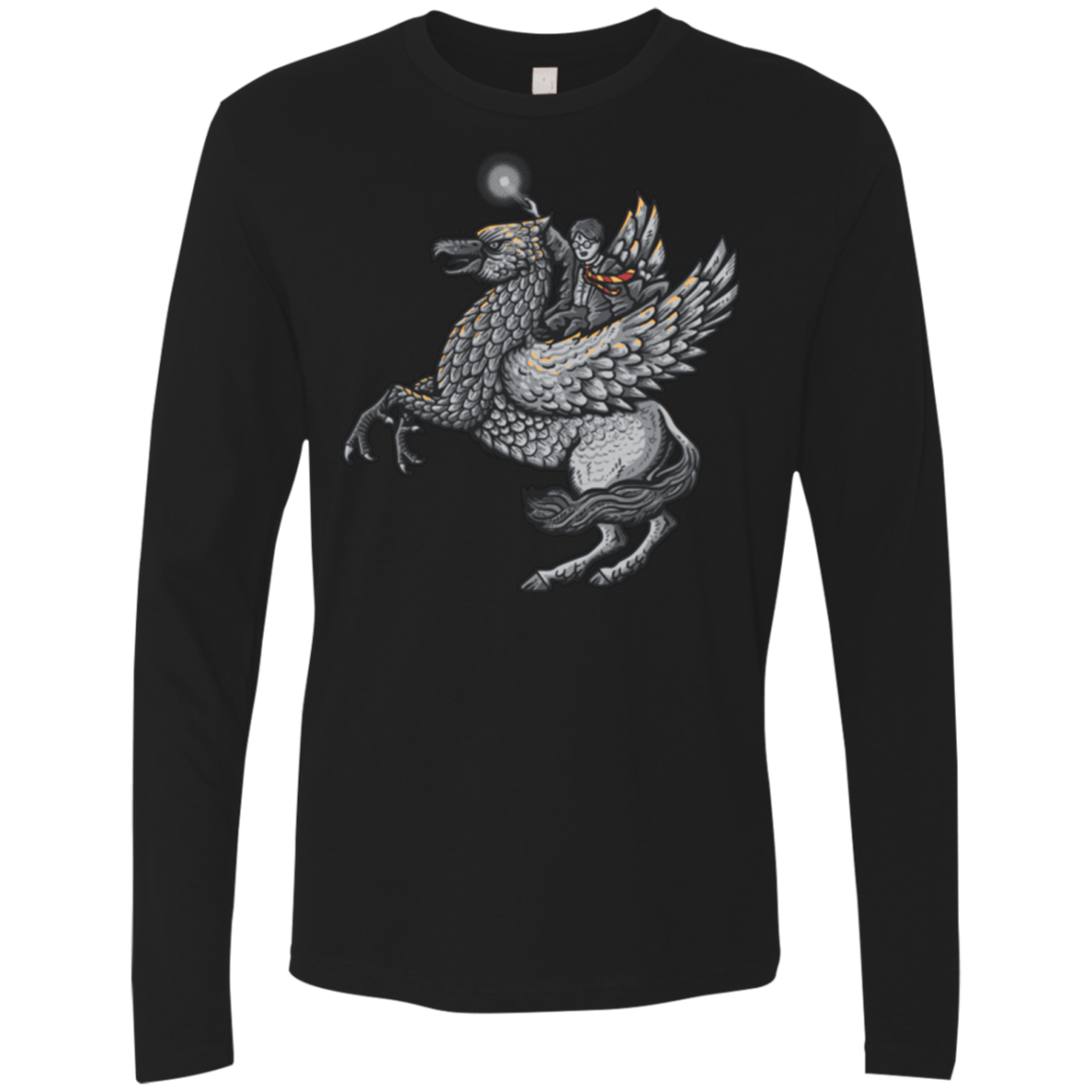 T-Shirts Black / Small MAGIC FLY Men's Premium Long Sleeve