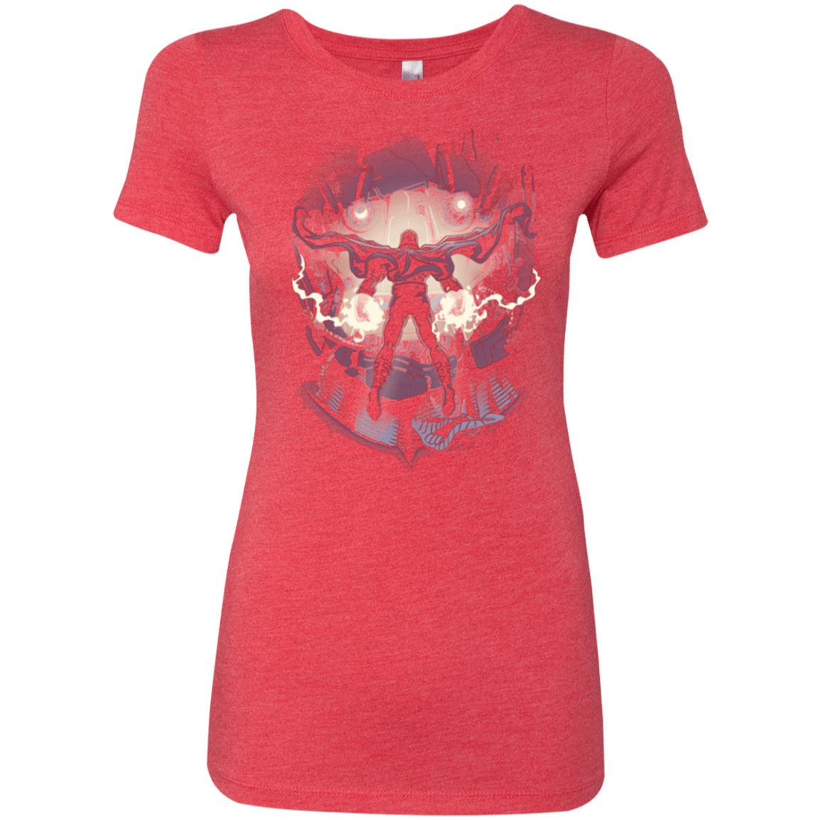 T-Shirts Vintage Red / Small Magnetic Confrontation Women's Triblend T-Shirt