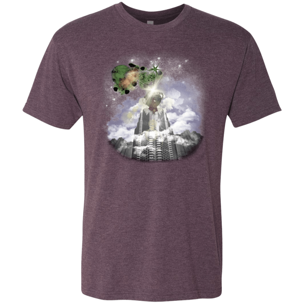 T-Shirts Vintage Purple / Small Man of Tomorrow Men's Triblend T-Shirt