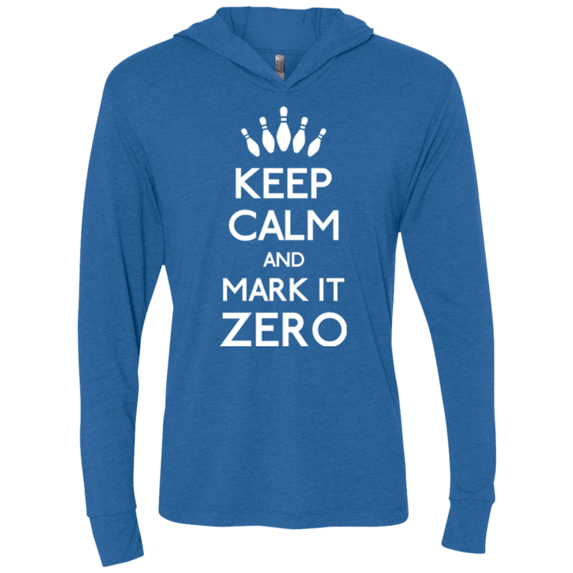 T-Shirts Vintage Royal / X-Small Mark it Zero Triblend Long Sleeve Hoodie Tee