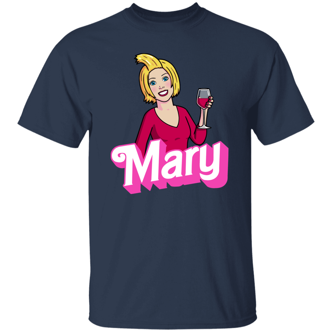 T-Shirts Navy / S Mary Doll T-Shirt
