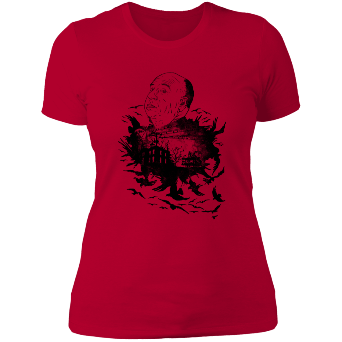 T-Shirts Red / S Master Of Suspense Women's Premium T-Shirt
