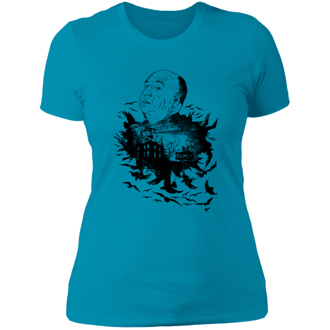 T-Shirts Turquoise / S Master Of Suspense Women's Premium T-Shirt