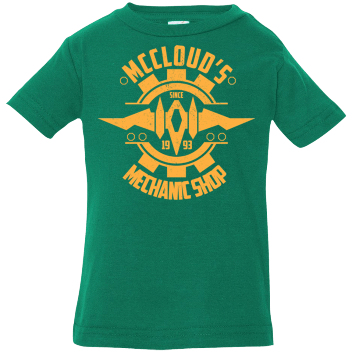 T-Shirts Kelly / 6 Months McCloud Mechanic Shop Infant Premium T-Shirt