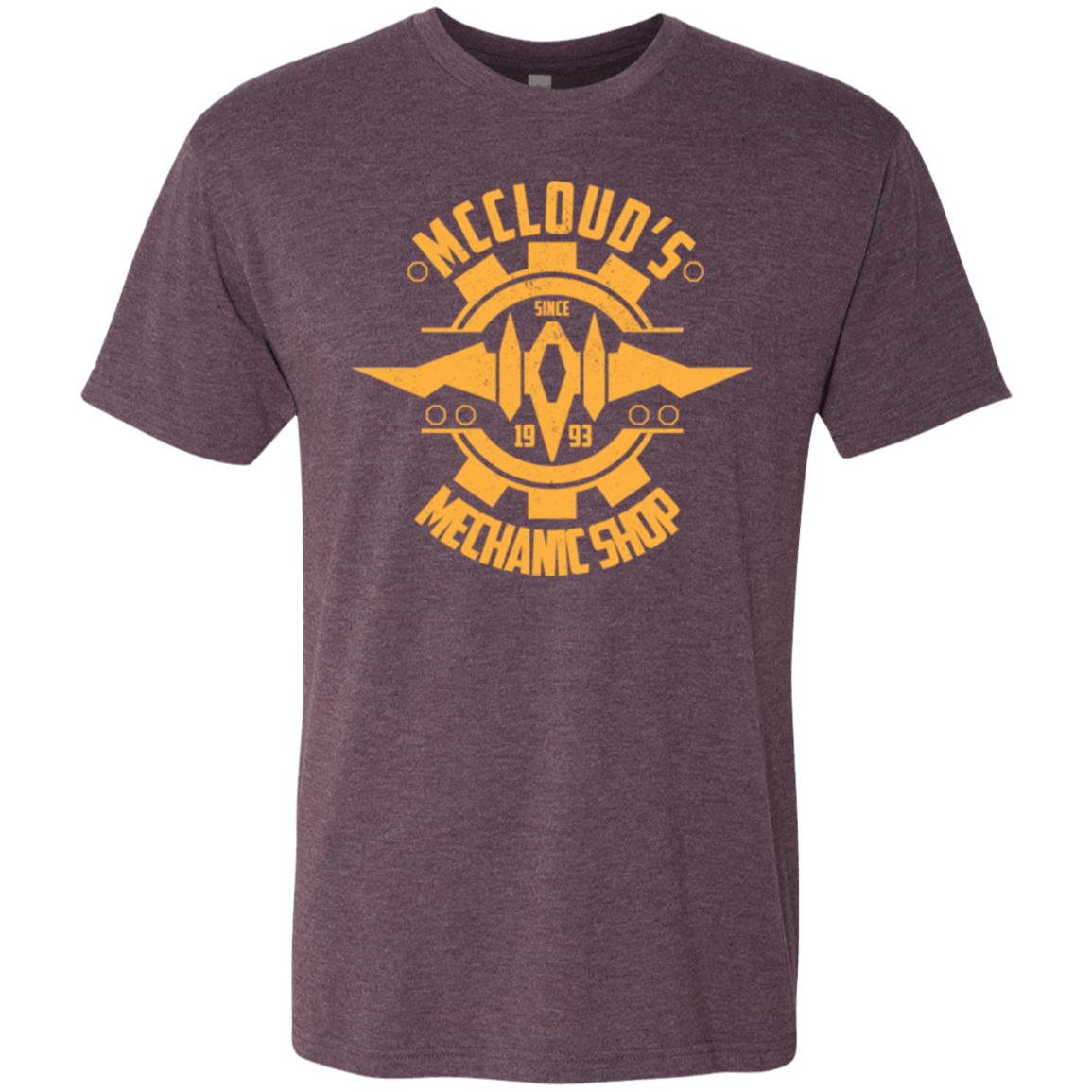 T-Shirts Vintage Purple / Small McCloud Mechanic Shop Men's Triblend T-Shirt