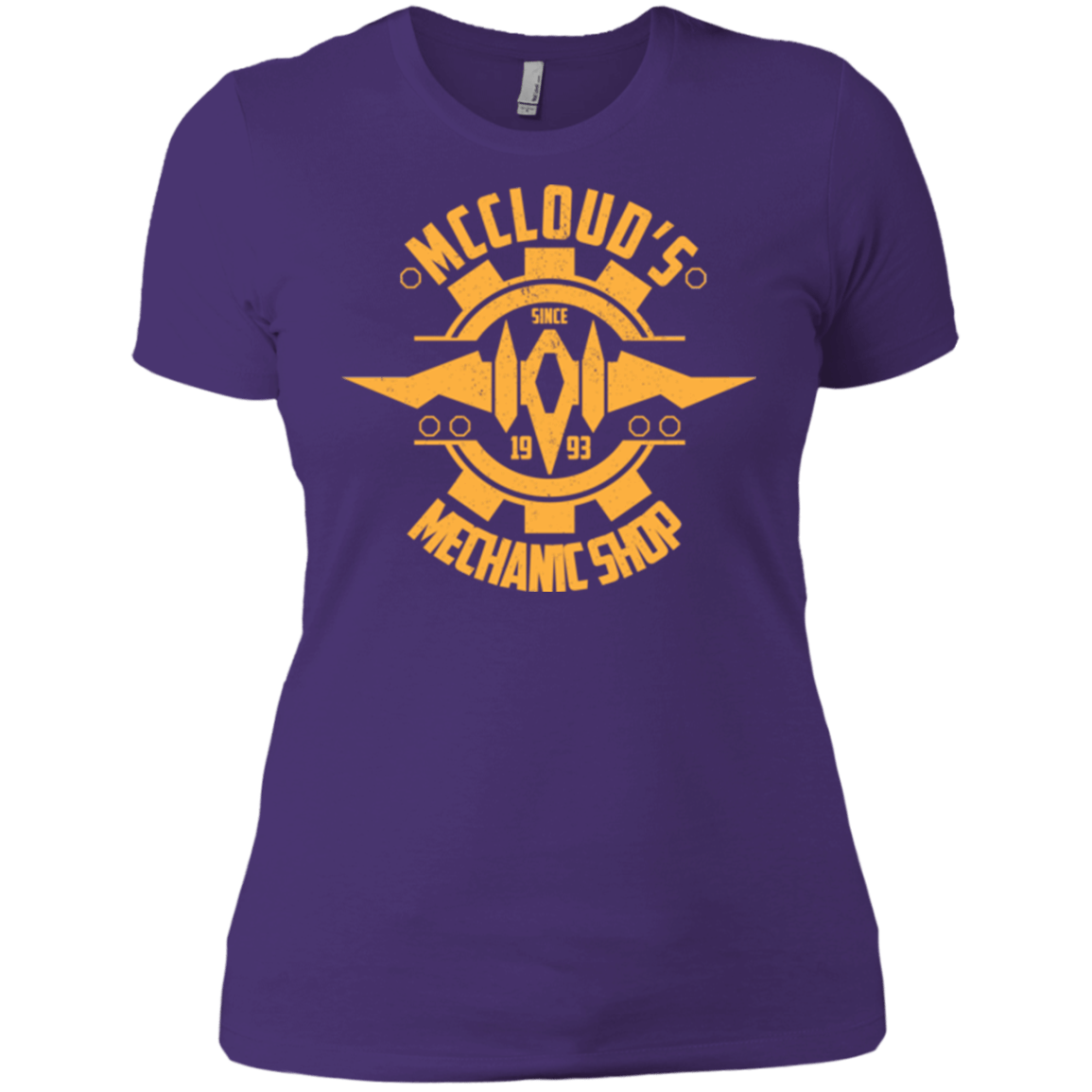 T-Shirts Purple / X-Small McCloud Mechanic Shop Women's Premium T-Shirt