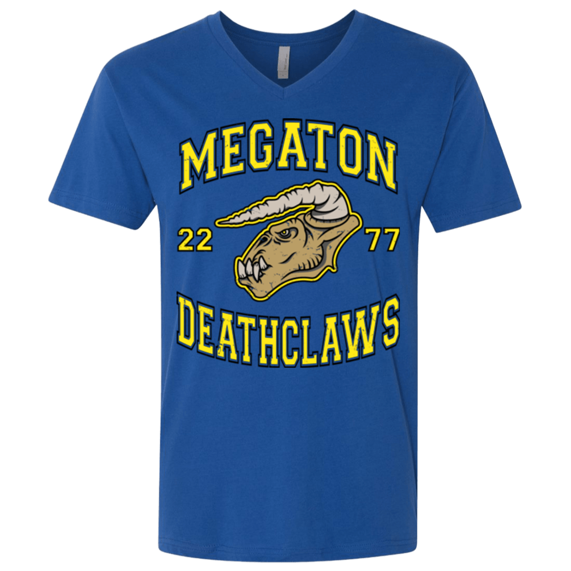 T-Shirts Royal / X-Small Megaton Deathclaws Men's Premium V-Neck