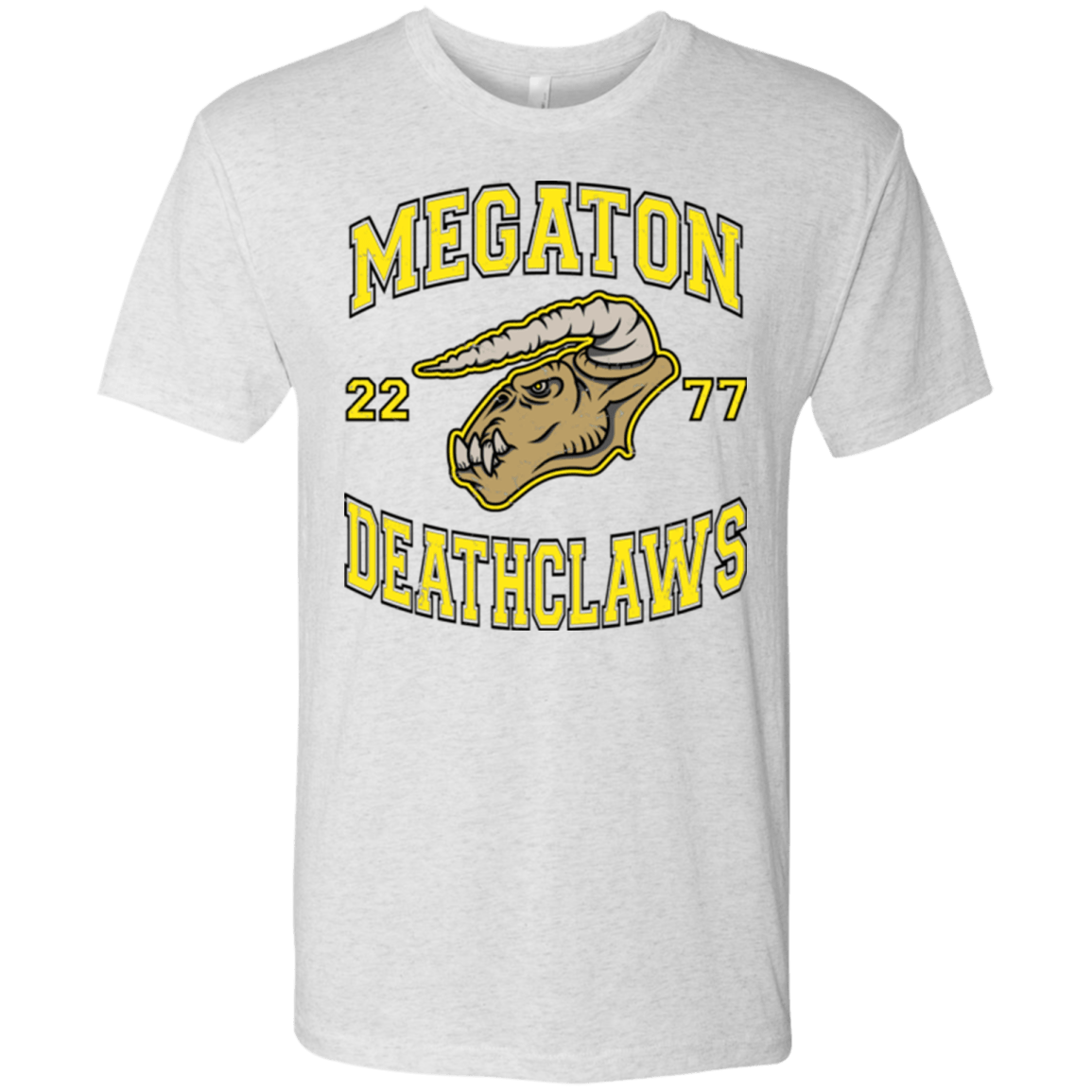 T-Shirts Heather White / Small Megaton Deathclaws Men's Triblend T-Shirt