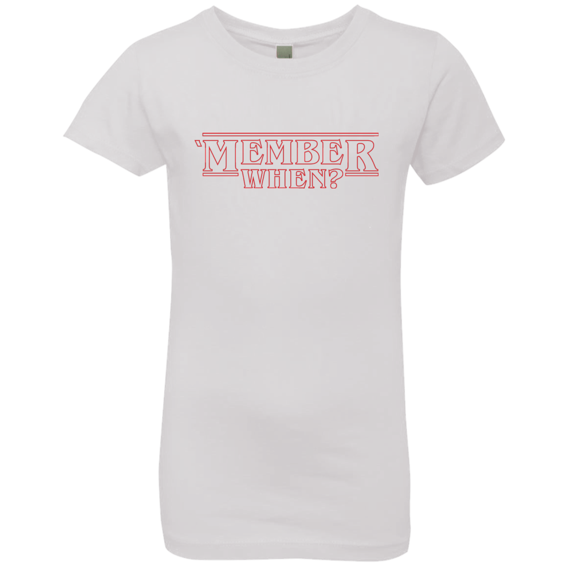 T-Shirts White / YXS Member When Girls Premium T-Shirt