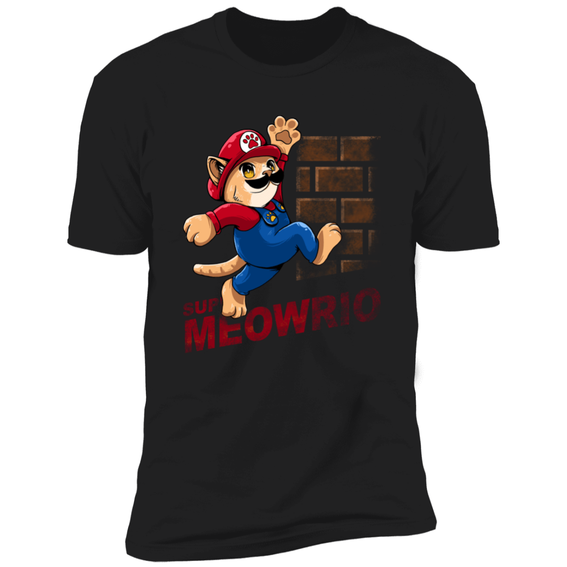 T-Shirts Black / X-Small Meowrio Men's Premium T-Shirt