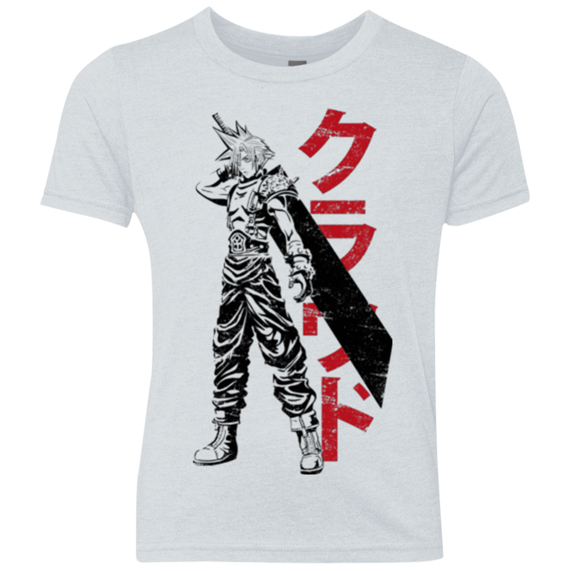 T-Shirts Heather White / YXS Mercenary Youth Triblend T-Shirt