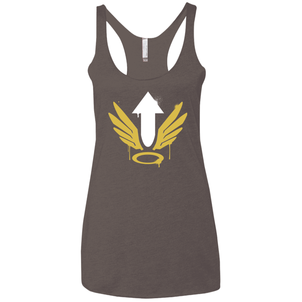 T-Shirts Macchiato / X-Small Mercy Arrow Women's Triblend Racerback Tank