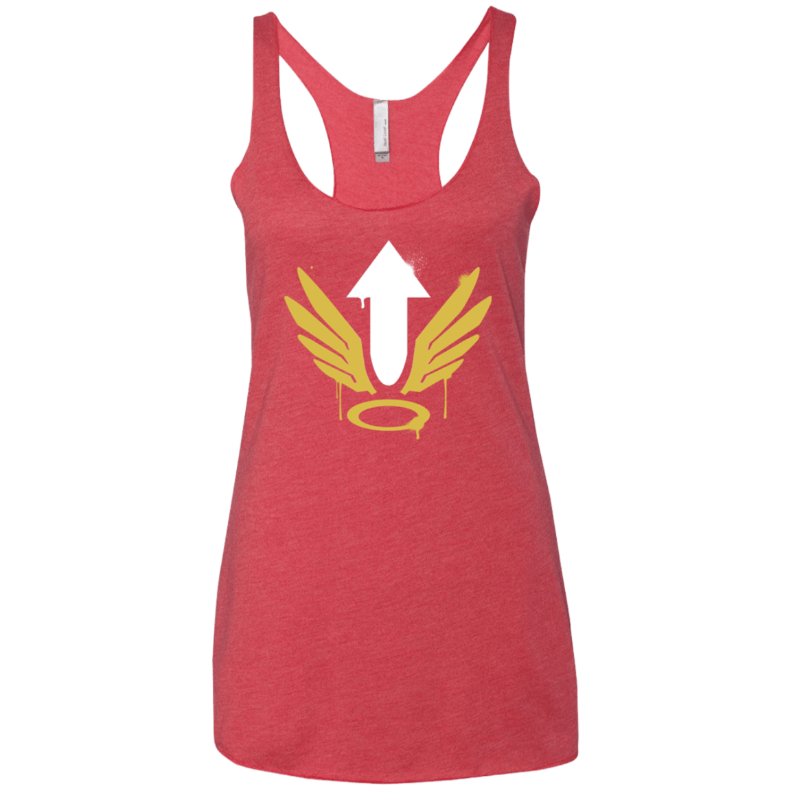 T-Shirts Vintage Red / X-Small Mercy Arrow Women's Triblend Racerback Tank