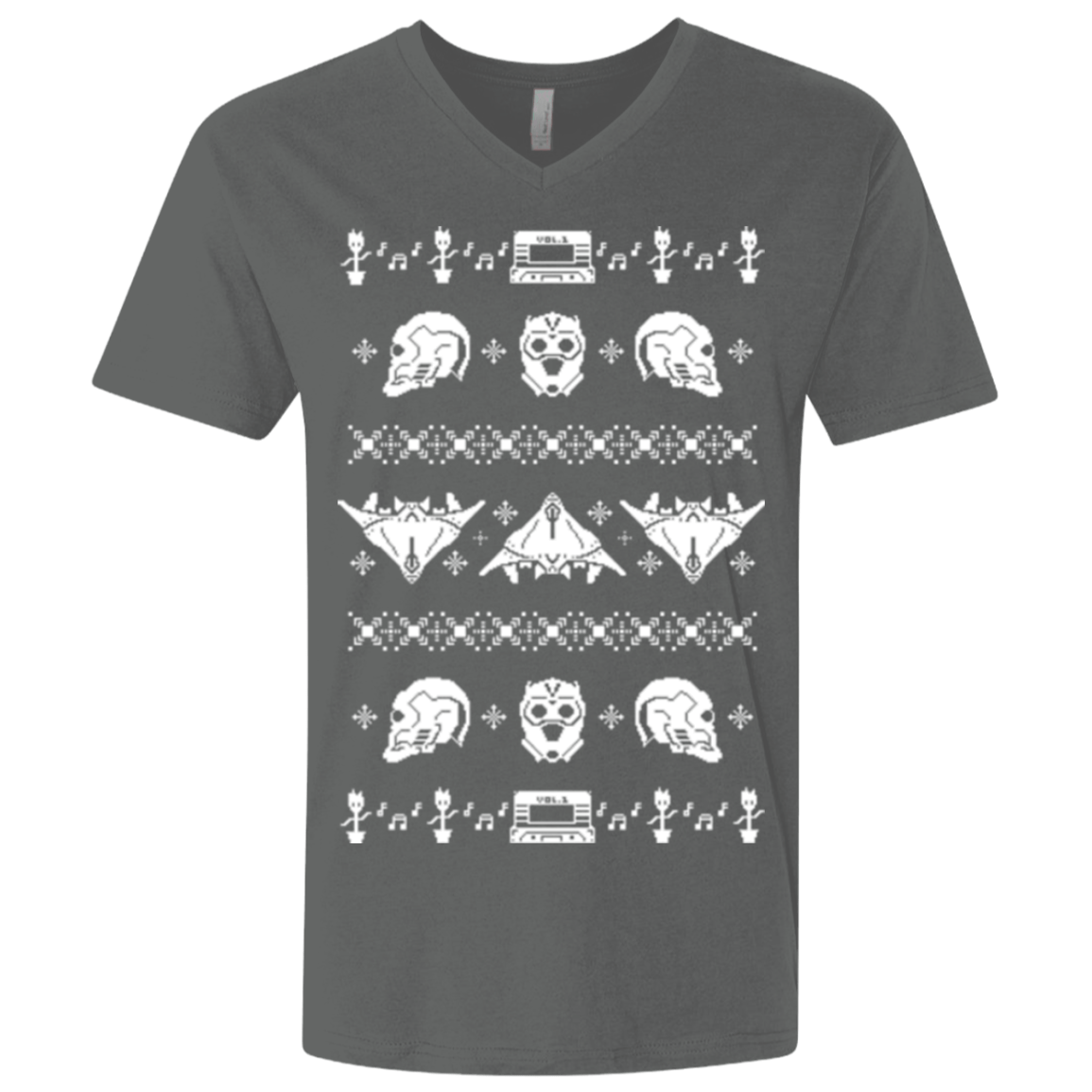 T-Shirts Heavy Metal / X-Small Merry Christmas A-Holes 2 Men's Premium V-Neck