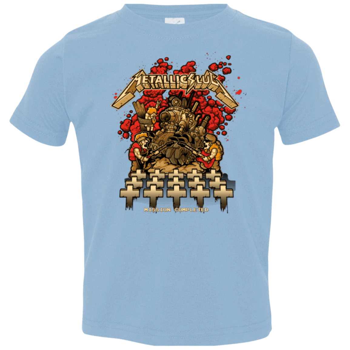 T-Shirts Light Blue / 2T METALLIC SLUG Toddler Premium T-Shirt