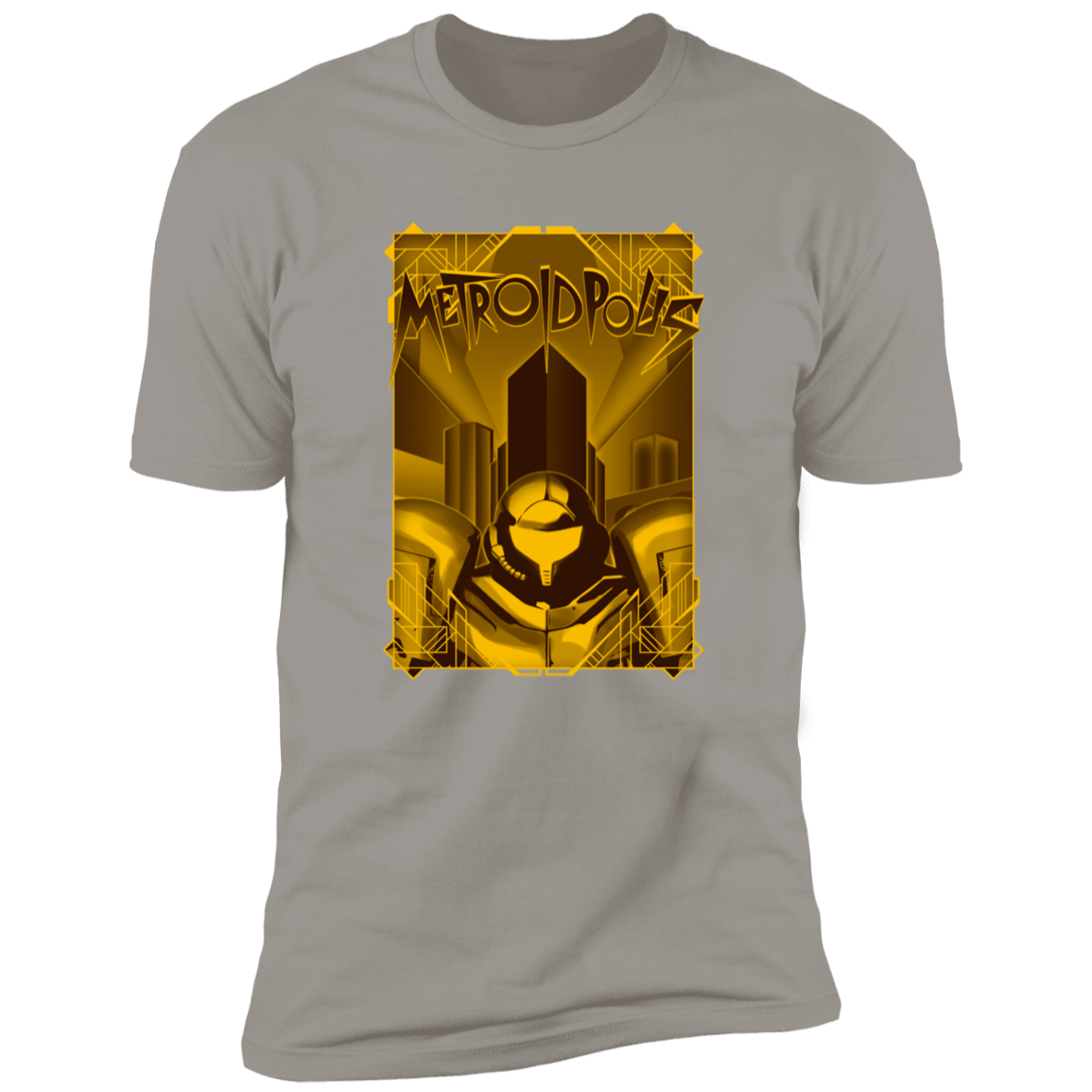 T-Shirts Light Grey / S Metroidpolis Men's Premium T-Shirt