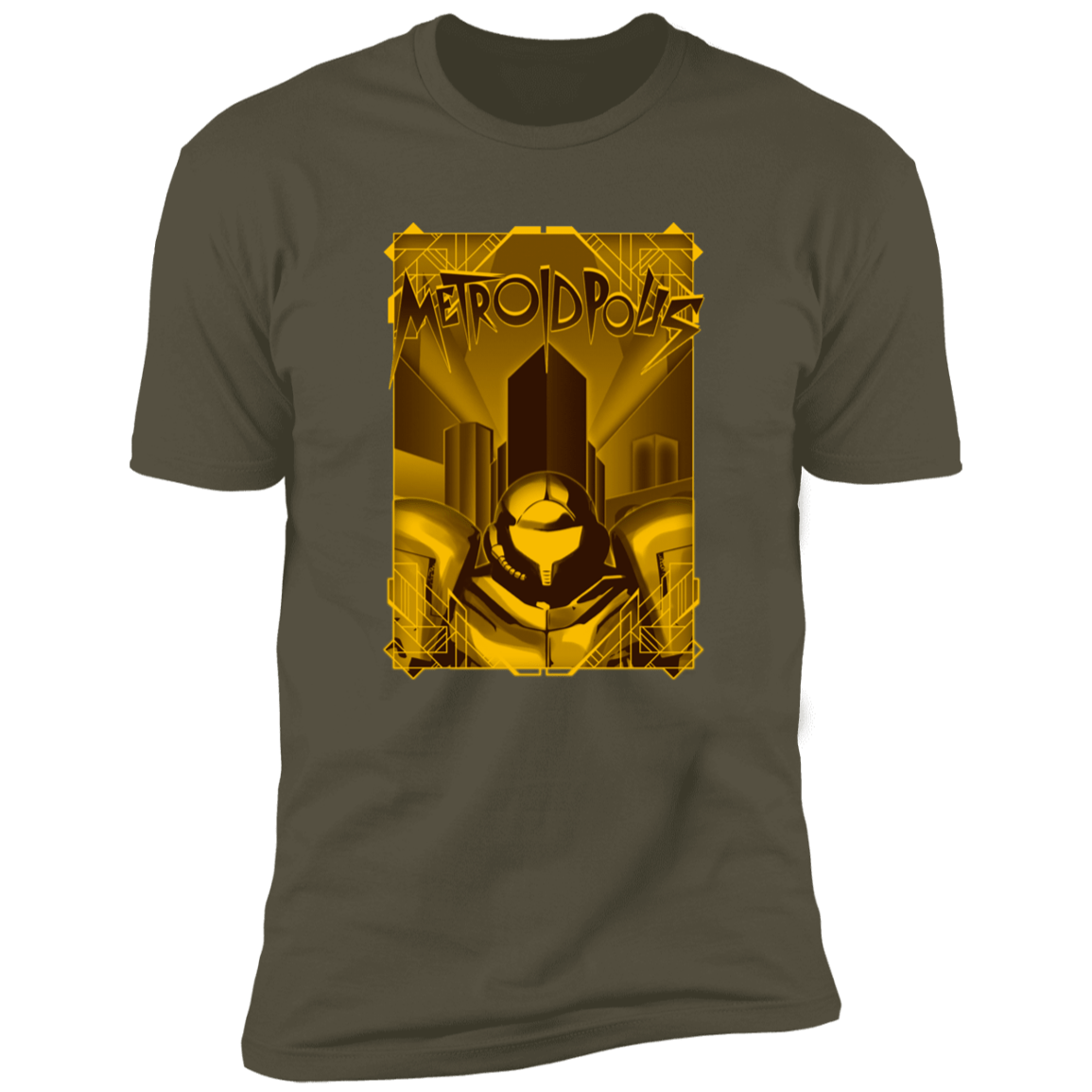 T-Shirts Military Green / S Metroidpolis Men's Premium T-Shirt