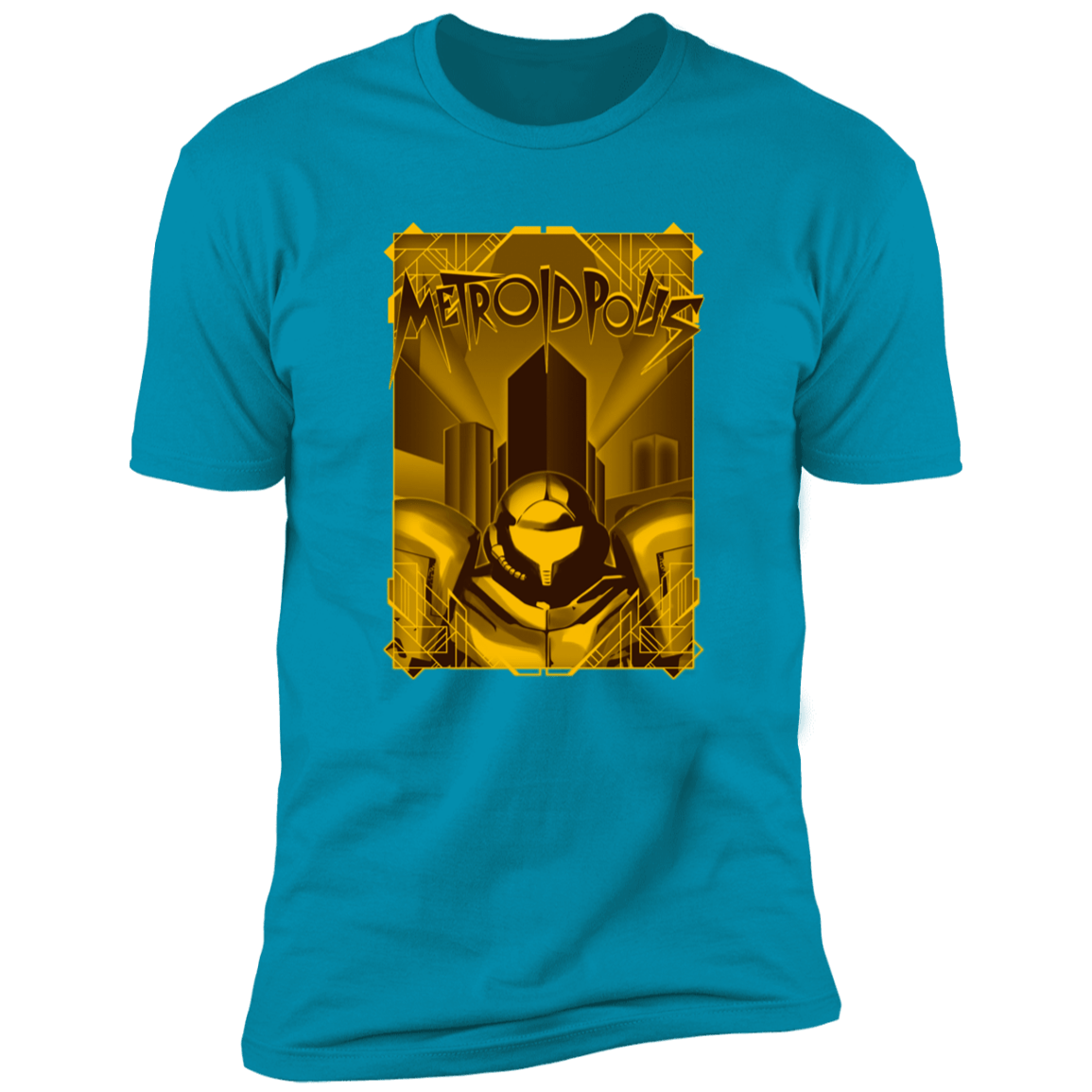 T-Shirts Turquoise / S Metroidpolis Men's Premium T-Shirt