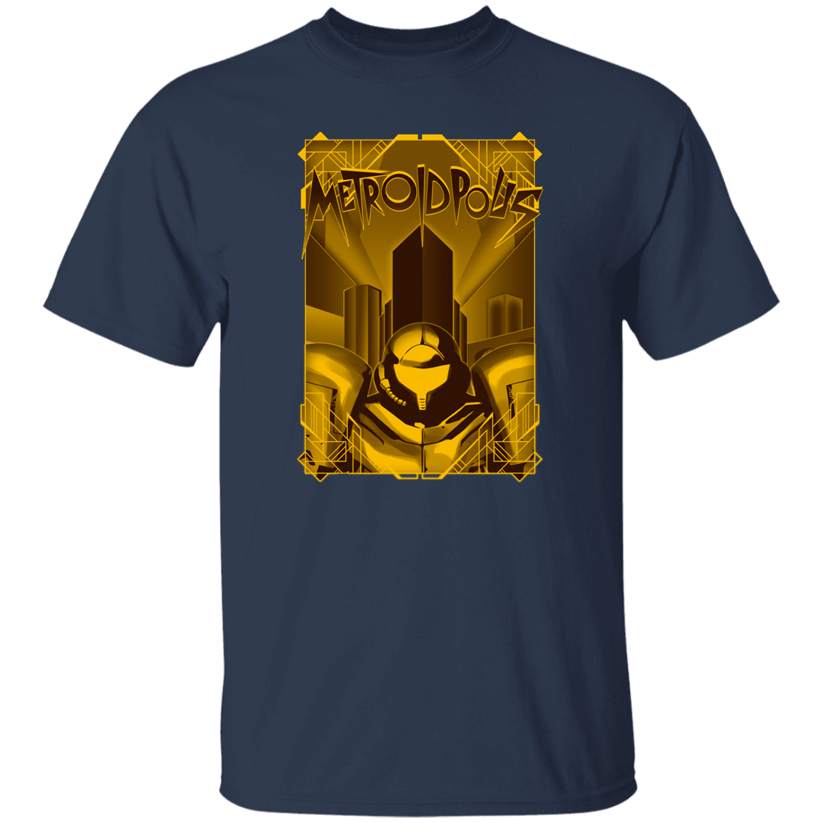 T-Shirts Navy / S Metroidpolis T-Shirt